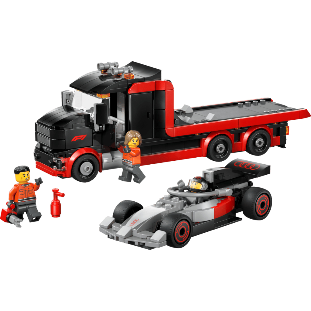 Leog City F1® Display Truck with Audi F1® Race Car 60493
