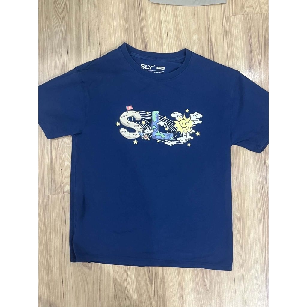 (PASS) Áo thun SLY xanh Navy