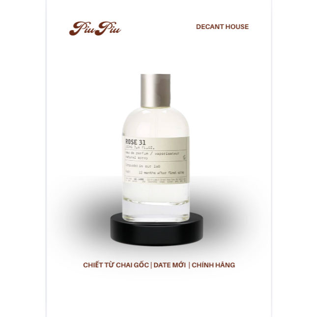 Chiết 10ml Rose 31 Le Labo R31 | Nước Hoa Niche Chính Hãng