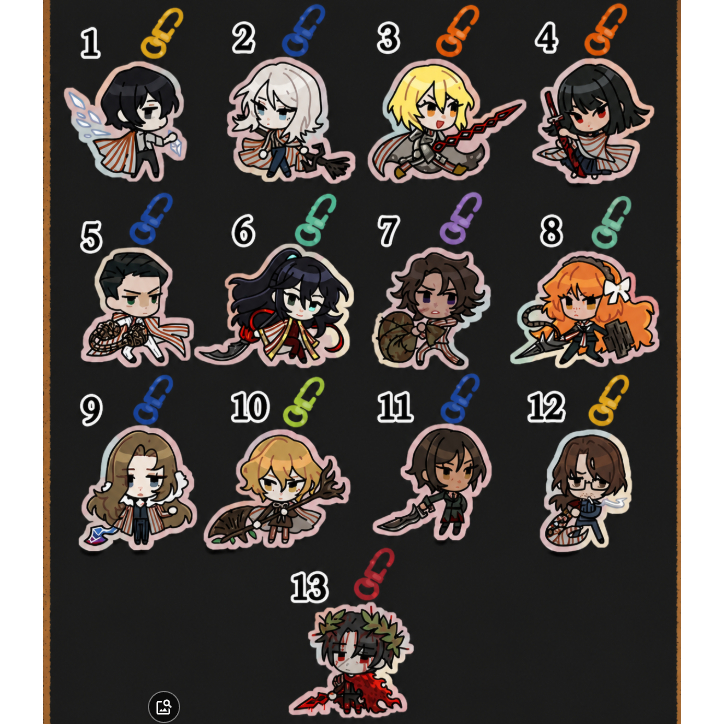 Limbus Company EGO Charms
