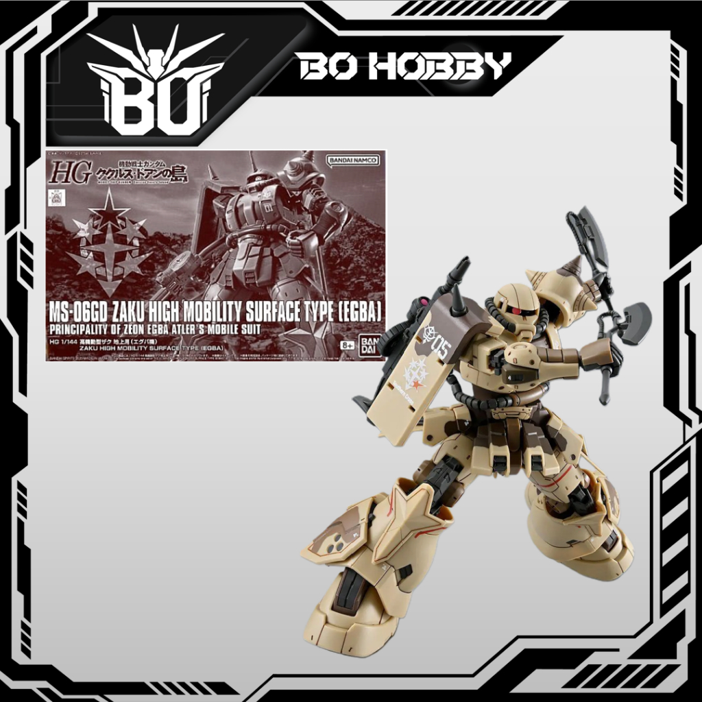 HG 1/144 MS-06GD ZAKU HIGH MOBILITY SURFACE TYPE [EGBA]