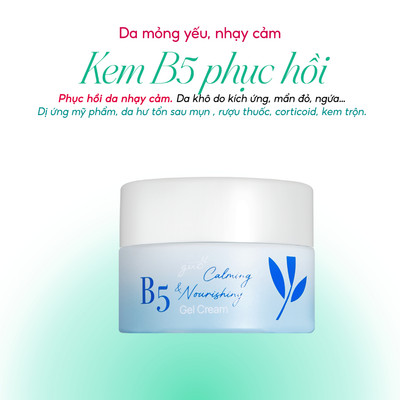 Kem Phục Hồi B5 Làm Dịu Da Nhạy Cảm, Phục Hồi Da Kích Ứng, Da Sau Mụn Hoặc Treatment - Nourishing Skin Gel 30gr