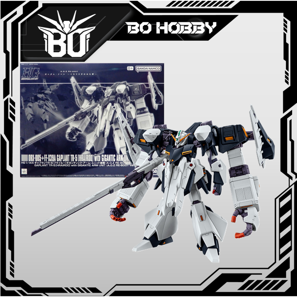 HG 1/144 ORX-005+FF-X39A GAPLANT TR-5[HRAIROO] with GIGANTIC ARM UNIT[A.O.Z RE-BOOT Ver.]