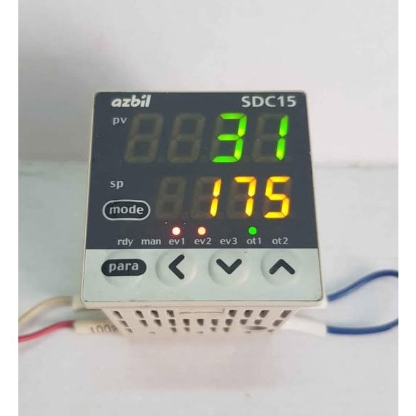 Bộ Điều Khiển Nhiệt Độ Azbil SDC15 C15TV0TA0200 (Tháo Máy Như Mới, Đã Test Tốt)