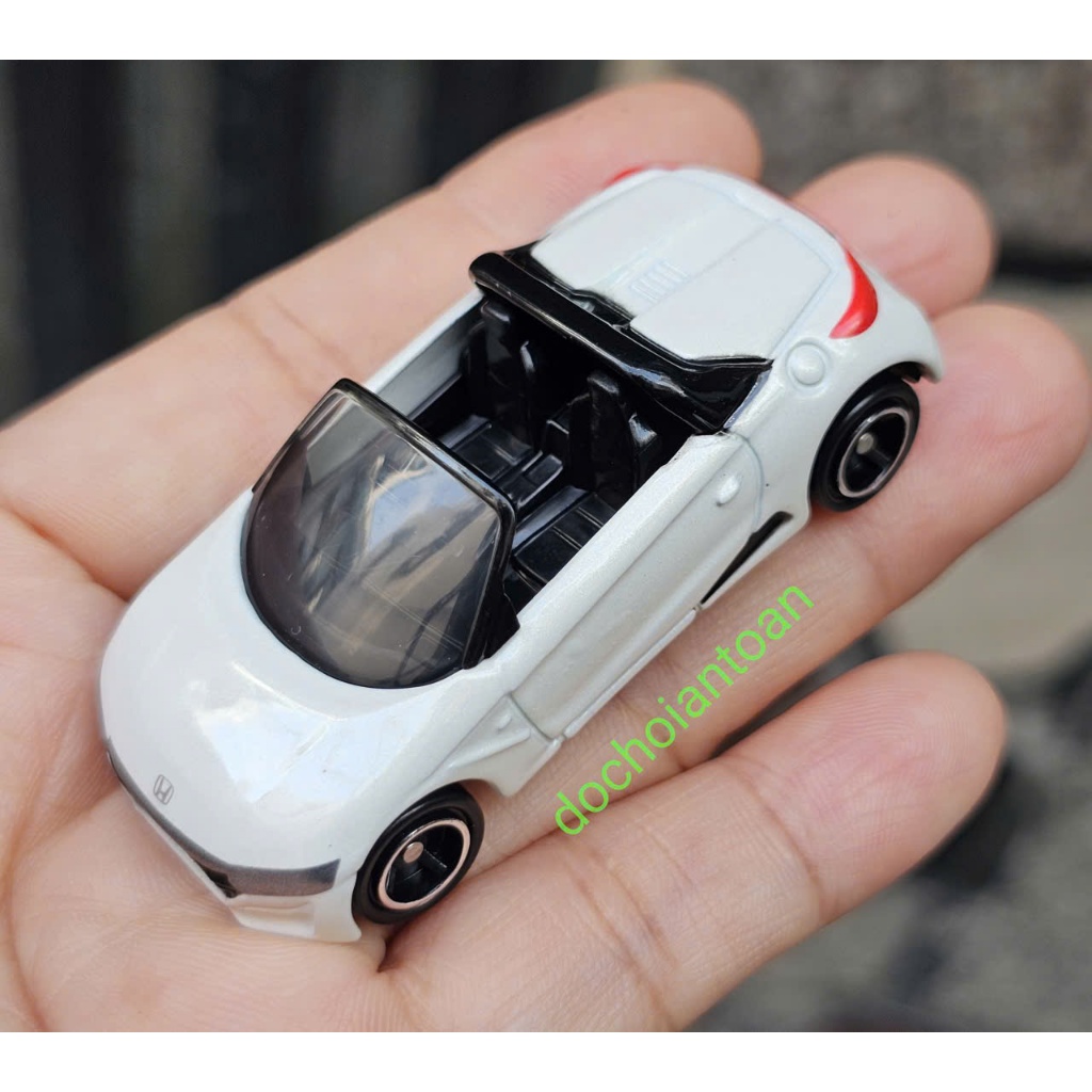 Mô hình xe Honda S660 màu trắng mui trần tomica Nhật bản (không hộp)