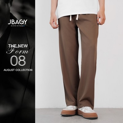 Quần ống rộng nam JBAGY vải Lụa Cotton dáng suông mềm mịn chống nhăn - JD0105