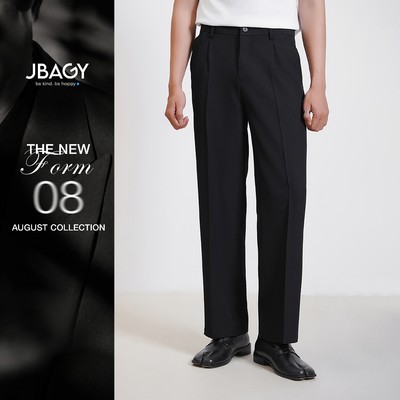 Quần tây nam ống suông đứng JBAGY Straight Trouser vải âu cao cấp - JA0102