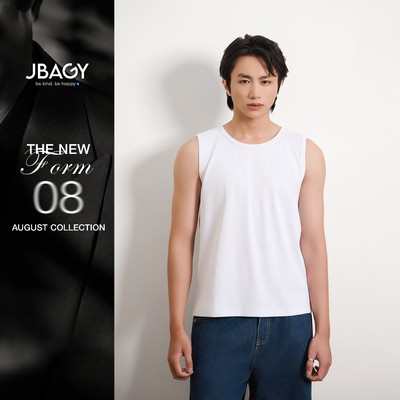 Áo ba lỗ nam Tanktop thun gân JBAGY Cotton cao cấp dày dặn - JT0304 (D1K5)