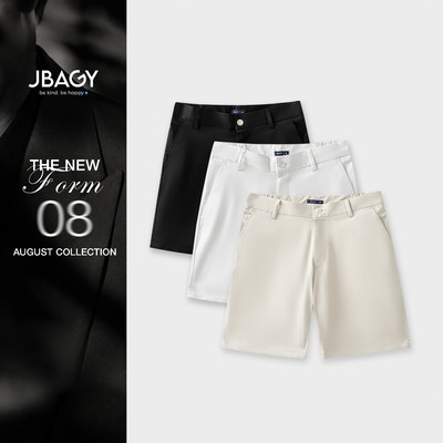 Quần short nam JBAGY vải kaki cotton, ống lửng ngắn vải Kaki co giãn 2 chiều - JN001 (D12)