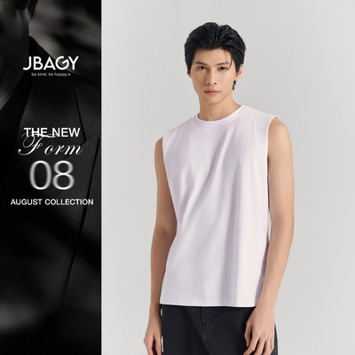 Áo thun tanktop nam, ba lỗ JBAGY chất vải cotton JT0303 (D16K1)