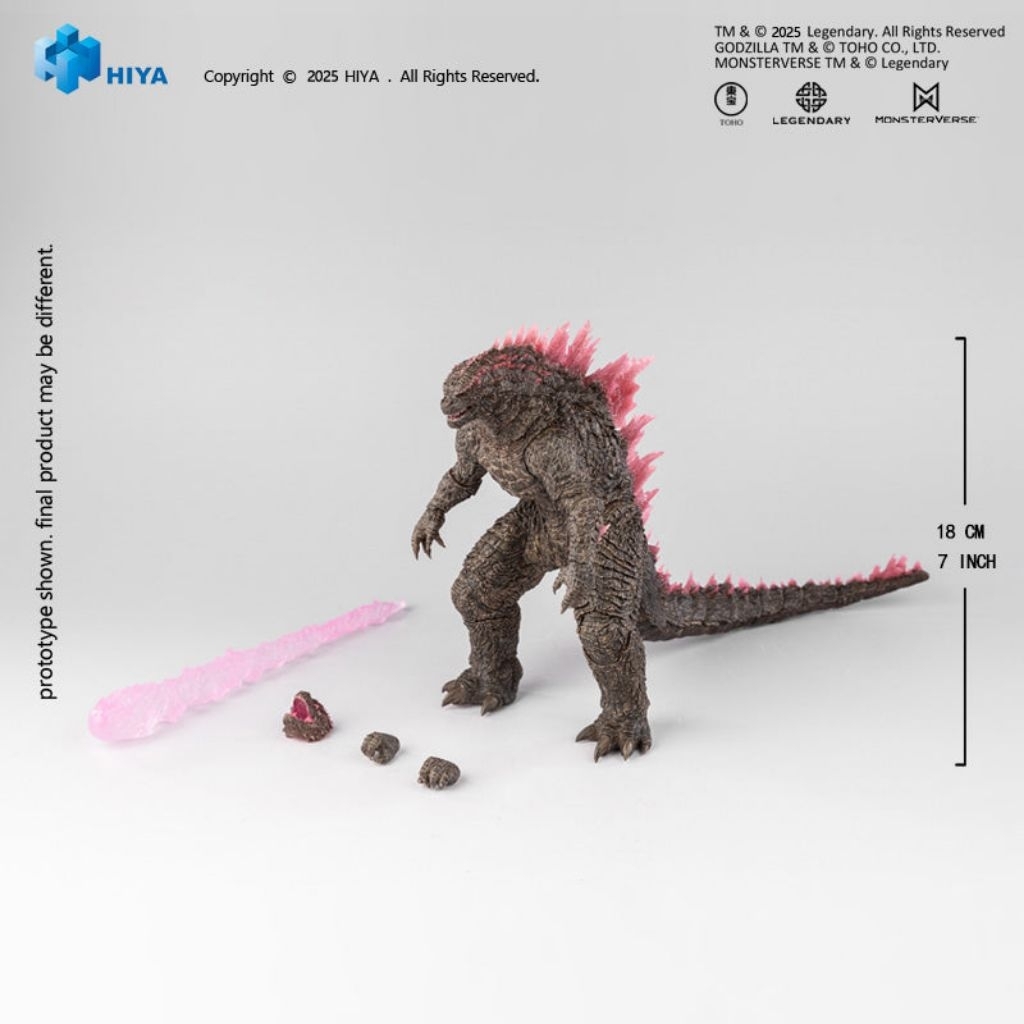 [ hàng order ] Mô hình quái vật godzilla heat ray 2024. Hiya Toys.