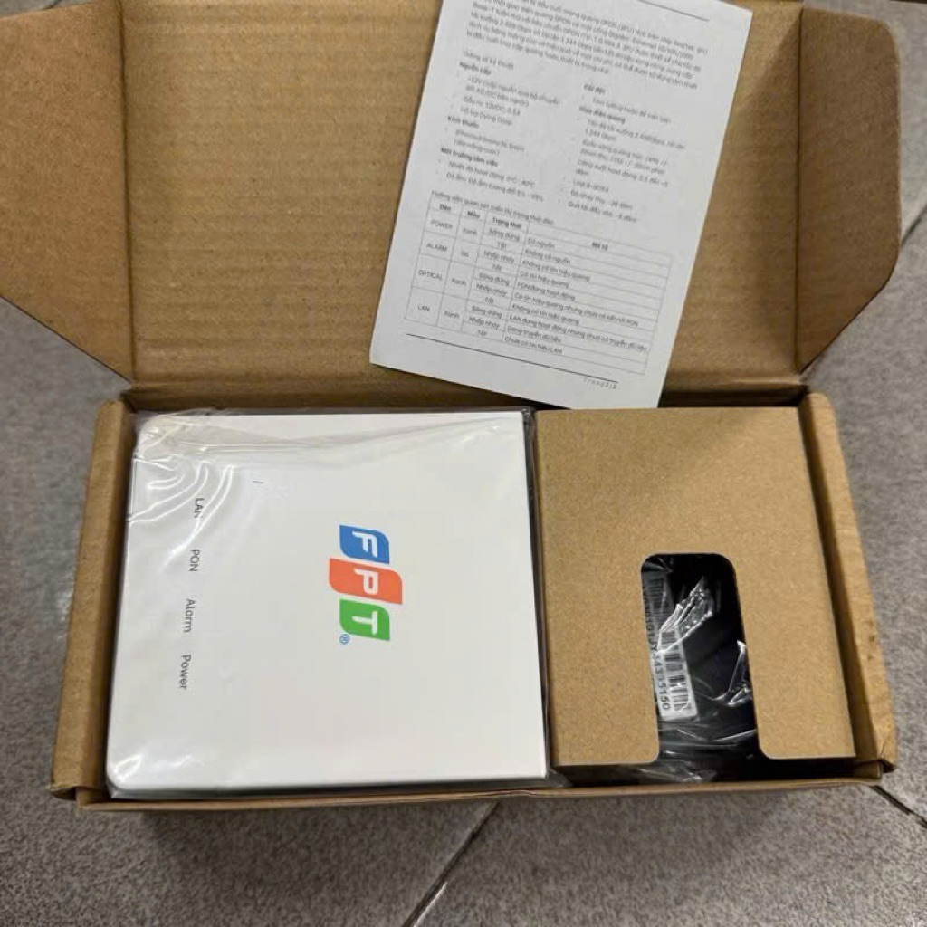 Converter GPON FPT HBG1000R fullbox mới 100%
