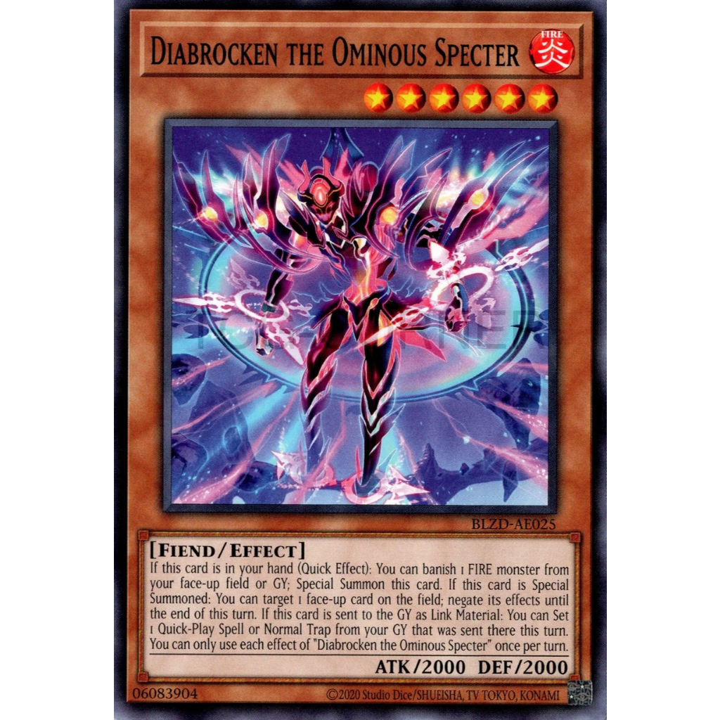 [WibuCardShop] BLZD-AE025 Diabrocken the Ominous Specter (N)