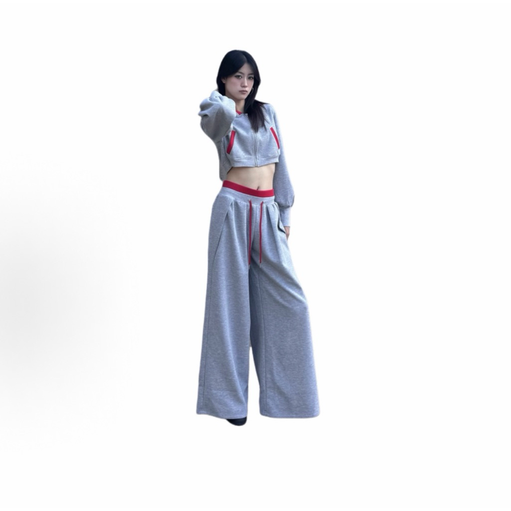 Bộ Hoodie Nữ 2 Món AURORA MUSE – Cá Tính Chuẩn Style Mỹ 🔥