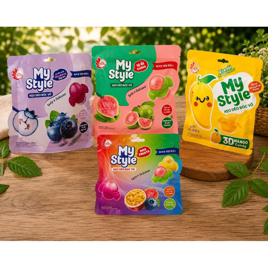 Kẹo dẻo trái cây hỗn hợp My Style