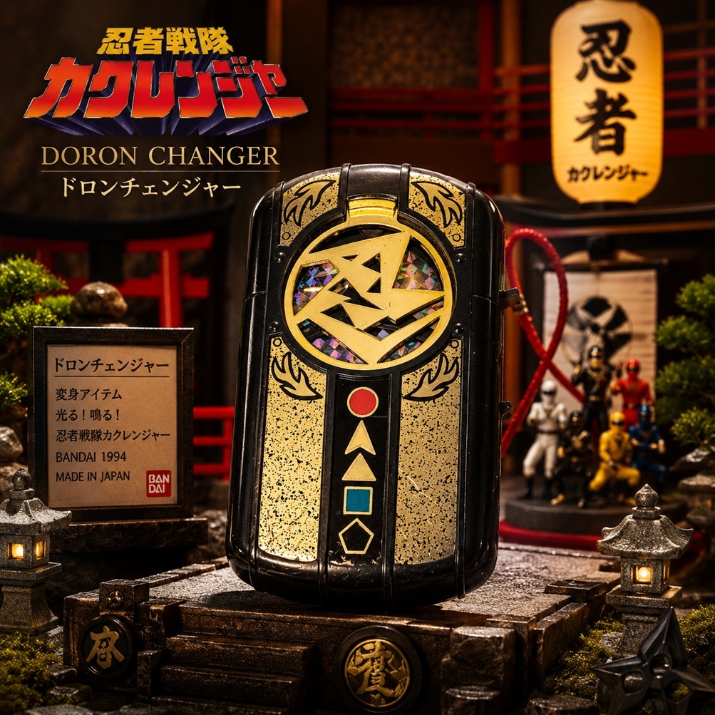 đồ chơi Doron Changer từ loạt phim Ninja Sentai Kakuranger của Bandai 2152 nf7 7