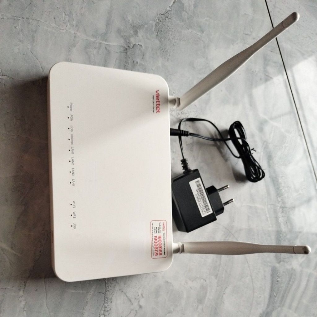 (hàng cũ) Bộ Phát Wifi Model Quang ZTE Viettel F670Y Hai Băng Tần 5G và 2.4G