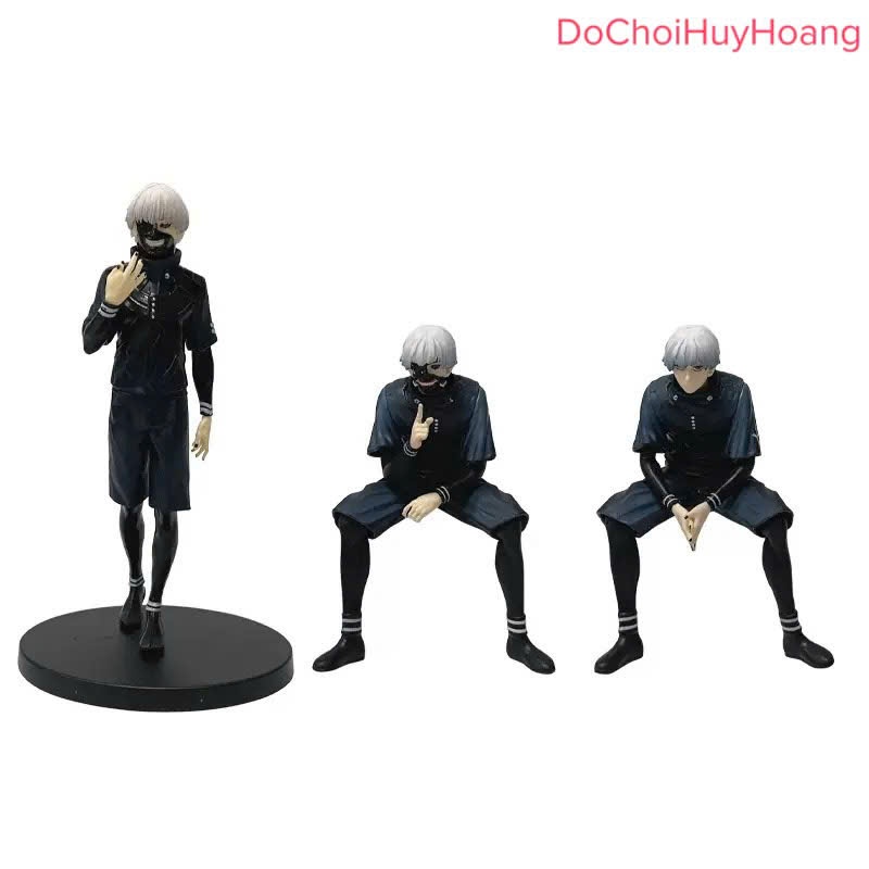 Mô hình tượng nhân vật Kaneki Ken Tokyo Ghoul đứng ngồi 11-18cm