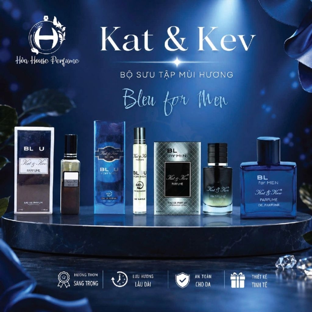 Tinh Dầu Kat & Kev - BLU FOR MEN
