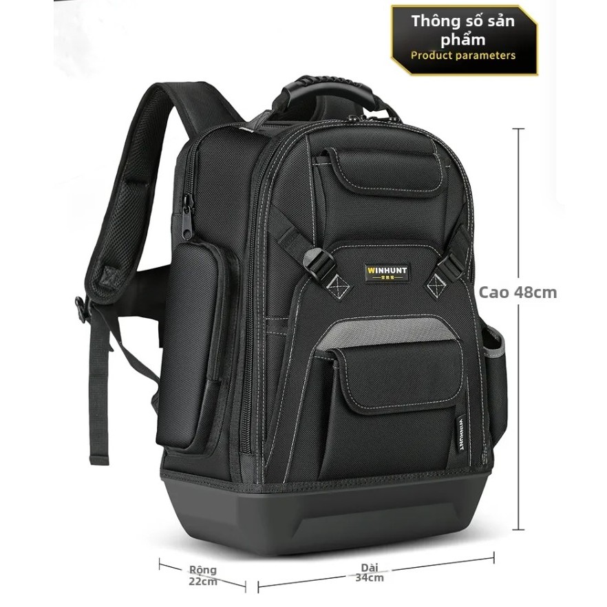 Winhunt Wh150 Balo Đồ Nghề Cao Cấp tựa như Wh 200 - Milwaukee 8301 - Toughbuilt TB 66C