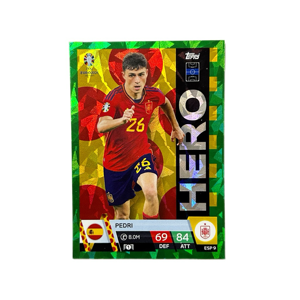 |HERO| Thẻ Hình Cầu Thủ Match Attax Panini UEFA EURO 2024