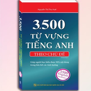 Sách - 3500 từ vựng tiếng Anh theo chủ đề - không màu