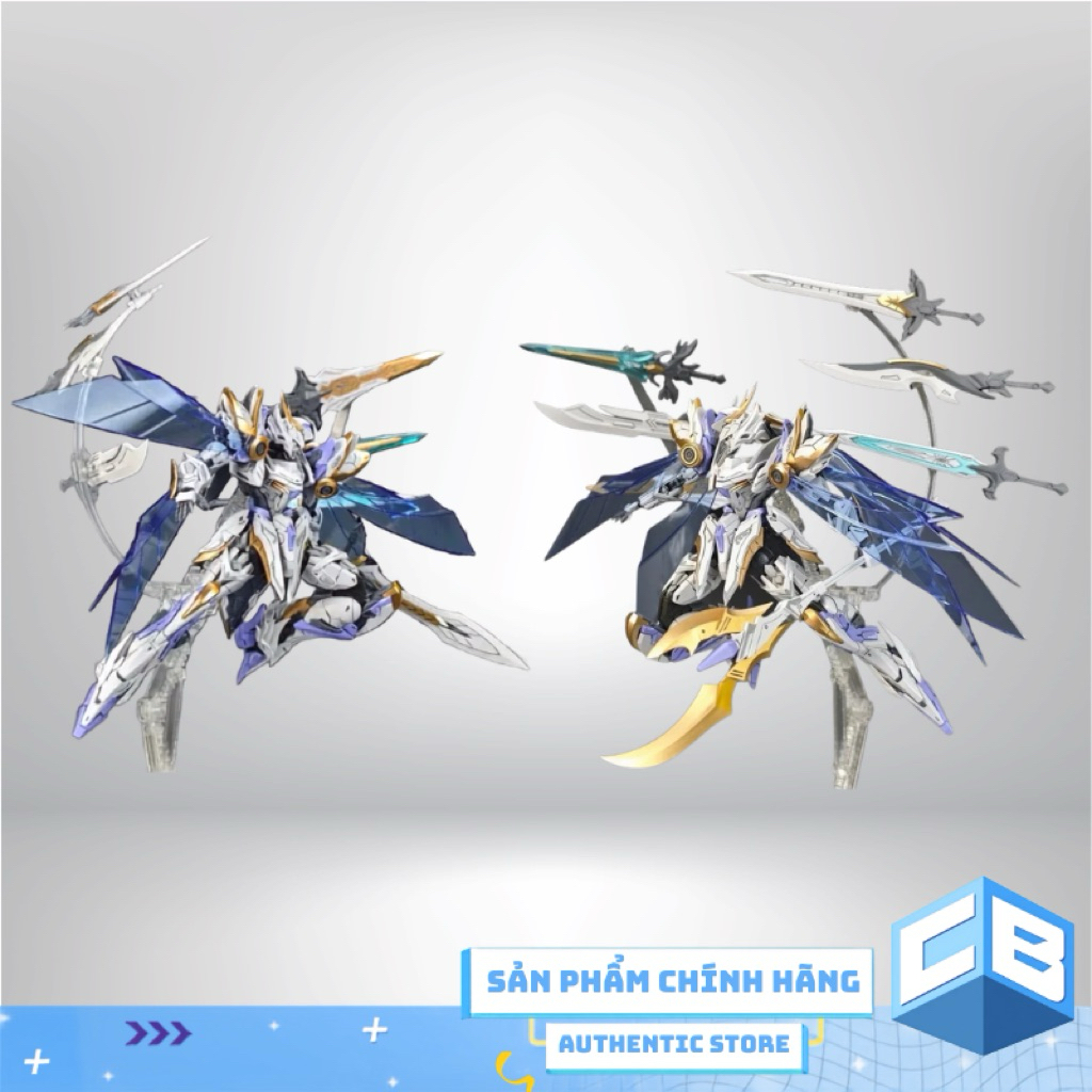 Mô Hình Lắp Ráp SNAA - BE 1/144 SC-006 Tastier - Mecha Hiệp Sĩ Cánh Kiếm Clear Kèm Decal Nước