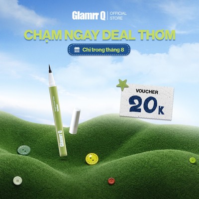 Kẻ Mắt Glamrr Q Chống Nước Thuần Chay VEGAN SUPER STAY EYELINER (0.6g)