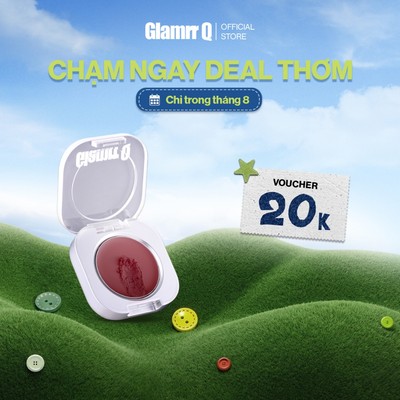 Má Hồng Kem Đa Năng 3-in-1Trang Điểm Má Mắt Môi Mịn Lì Dễ Tán Bền Màu Glamrr Q Mellow Touch Li