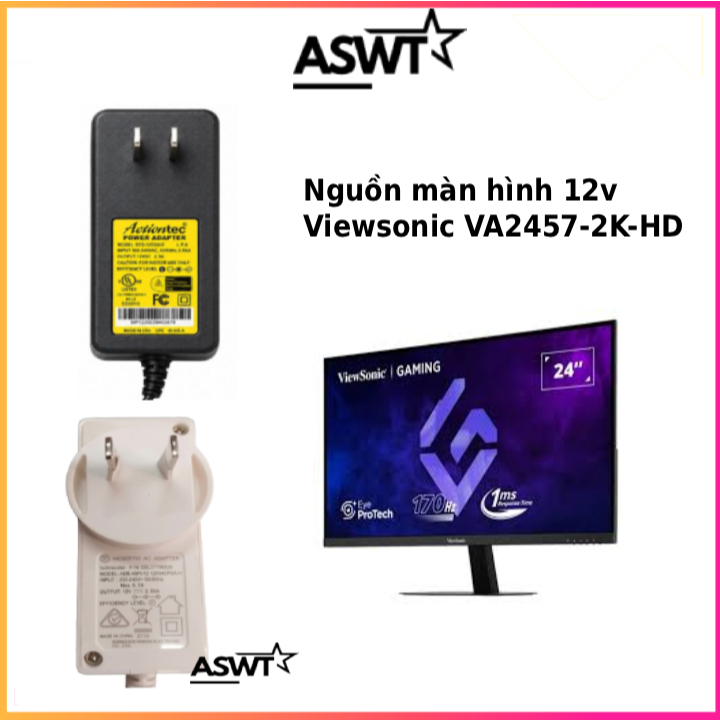 Sạc nguồn màn hình Viewsonic 24inch VA2457-2K-HD VA2457-2K-hd VA2479-2K-HD - FULL VÁT