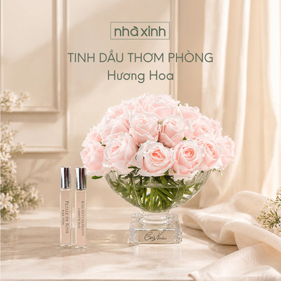 Tinh Dầu Thơm Phòng 37 Nụ Hồng Centrepiece French Pink Huy Hiệu Bạc