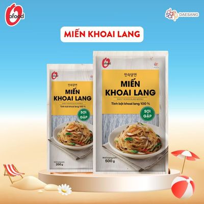 Miến khoai lang sợi cắt 200g, sợi gập 200g, 500g O'Food