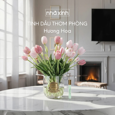 Tinh Dầu Thơm Phòng Tulip Heritage Hồng