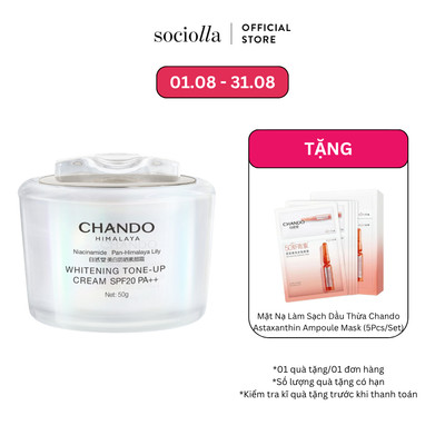 Kem Dưỡng Trắng Nâng Tông Chando Whitening Tone-up Cream SPF20 PA++
