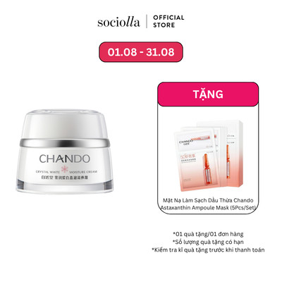 Kem Dưỡng Trắng & Cấp Ẩm Pha Lê Chando Crystal White Moisture Cream