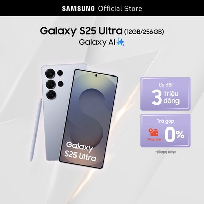 Điện thoại Samsung Galaxy S25 Ultra, Điện thoại AI, 256GB, Video camera đêm Nightography, S Pen đa nhiệm