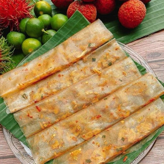 bánh tráng cuốn ớt rim hành phi 1 gói