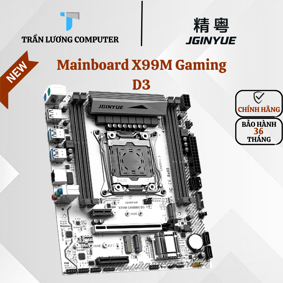 Main JGINYUE  X99m Gamming DDR3 Bảo Hành 36 Tháng