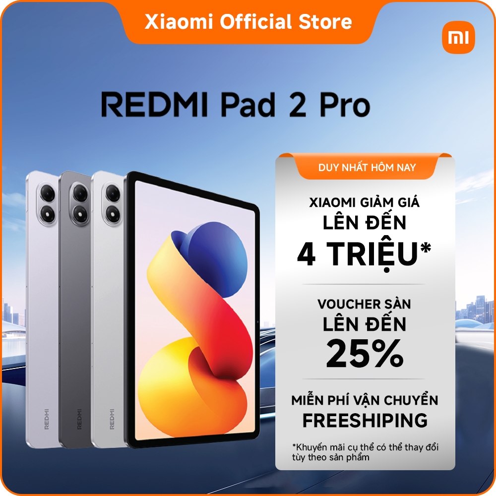 REDMI Pad 2 Pro | Màn hình 2.5K 12,1" sắc nét | Hình ảnh mượt mà với tần số quét lên đến 120Hz