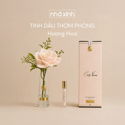 Tinh Dầu Thơm Phòng Hồng Summer Hồng Champagne Cote Noire Nhà Xinh