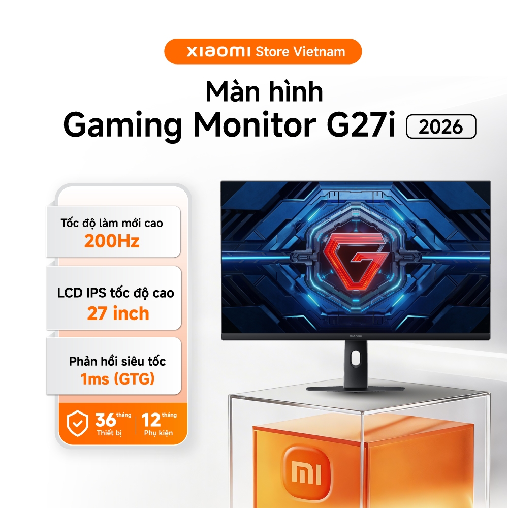 Xiaomi Màn hình Monitor Gaming Monitor G27i 2026 LCD IPS nhanh | Tốc độ làm mới cao 200Hz | BH 3 năm