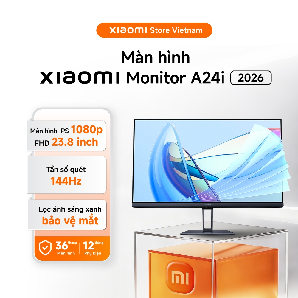 Xiaomi Màn hình Monitor A24i | FHD 23.8 inch | Bảo vệ mắt - BH 3 năm chính hãng