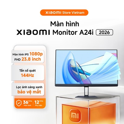 Xiaomi Màn hình Monitor A24i | FHD 23.8 inch | Bảo vệ mắt - BH 3 năm chính hãng