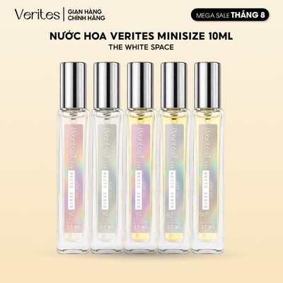 Bộ Sưu Tập 5 Hương Nước Hoa VERITES The White Space Minisize 10ml/chai