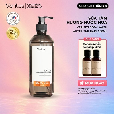 [KOL] Sữa tắm hương nước hoa VERITES Body Wash Signature Collection hương After The Rain 500ml