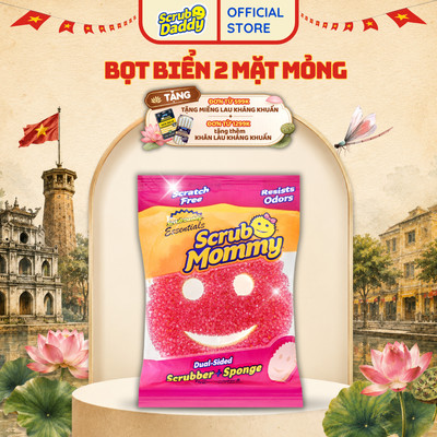[Phiên Bản Essentials] Miếng rửa chén bọt biển Scrub Mommy mỏng hơn