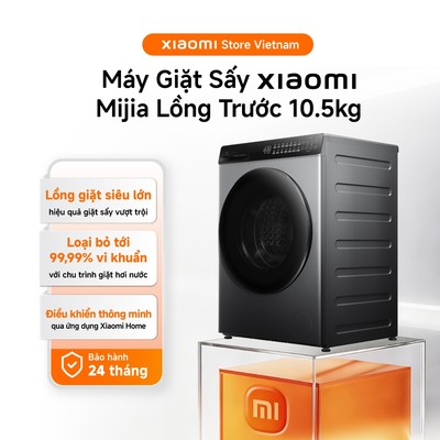 [ Không hỗ trợ lắp đặt ] Máy Giặt Sấy Xiaomi Mijia Lồng Trước 10.5kg Bảo hành 2 năm chính hãng
