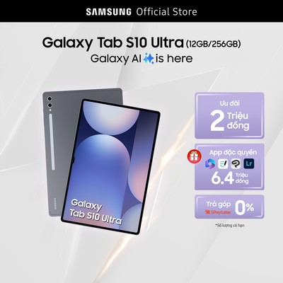 Máy tính bảng Samsung Tab S10 Ultra (12GB/256GB)