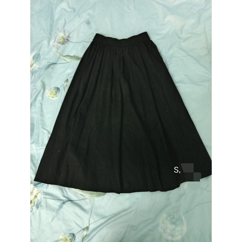 Chân váy dạ dài 2hand vintage