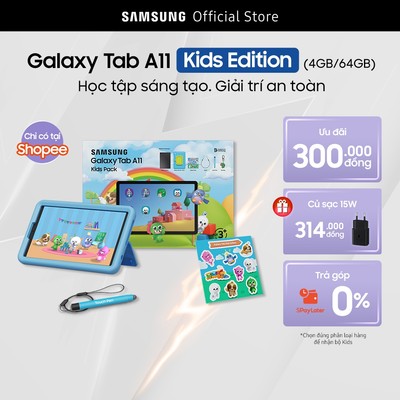 Máy Tính Bảng Samsung Tab A11 Wifi 4GB/64GB Kid edtion